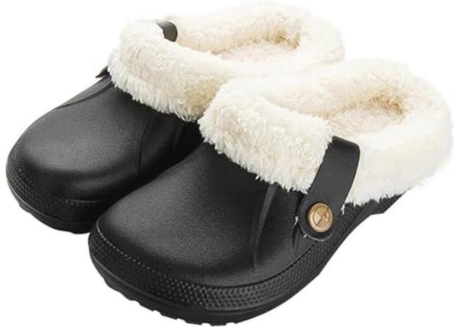 Uniseks Gevoerde Klompen voor Volwassenen Waterdichte Tuinschoenen voor Binnen en Buiten