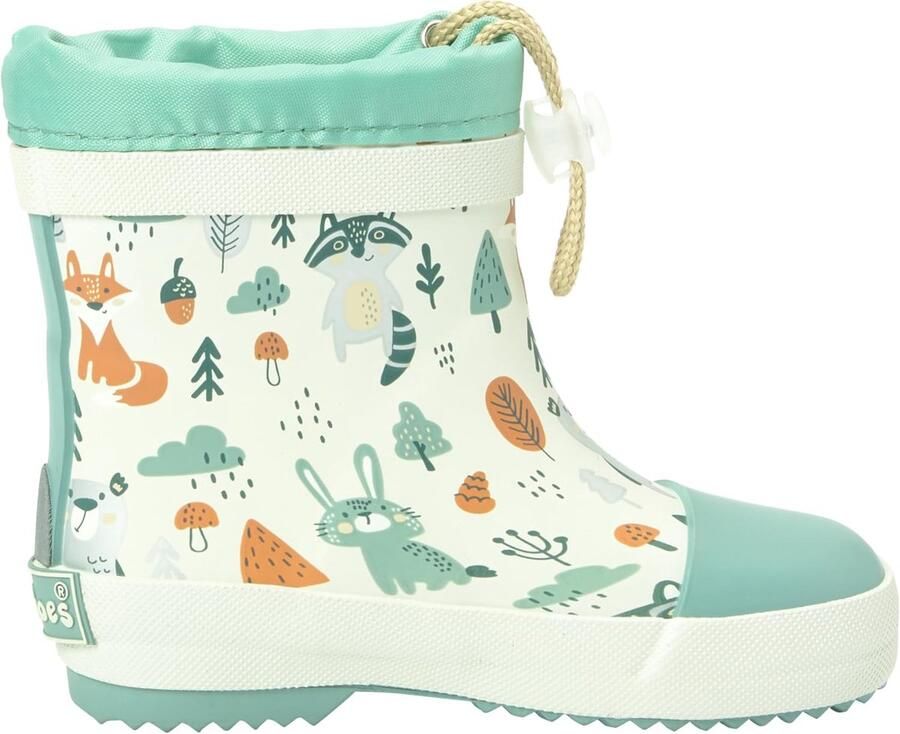 Uniseks-kind Gummistiefel Halbschaft Wald GefüttertRegenlaarzen