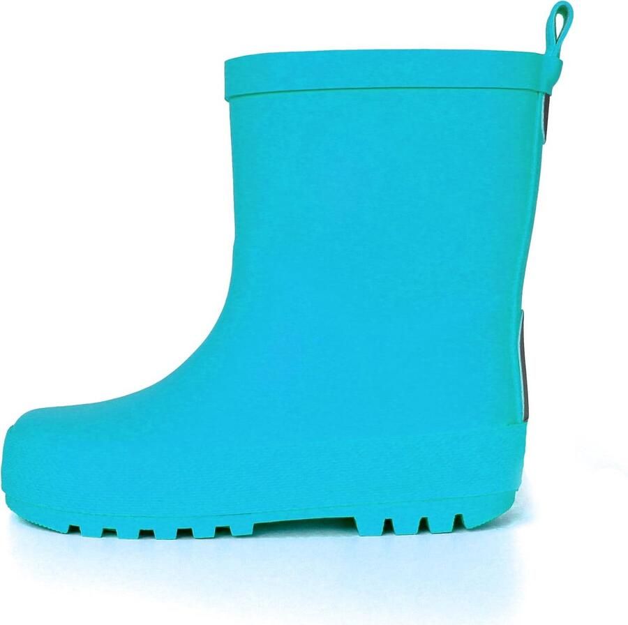 Uniseks Kinder Regenlaarzen Blauw Rubber Waterdicht en Comfortabel
