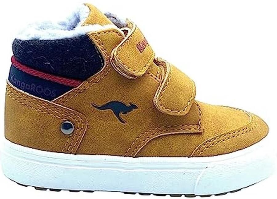 Uniseks kindersneaker met dubbele klittenbandsluiting en warme binnenvoering