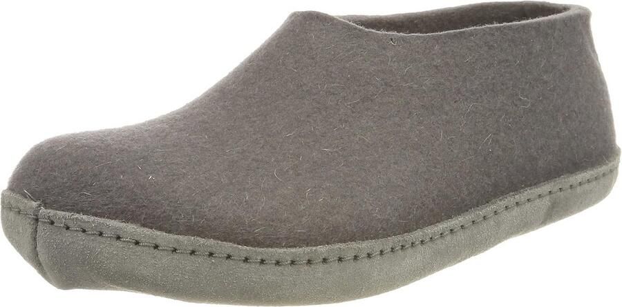 Uniseks Pantoffels van Wolvilt voor Volwassenen Comfortabele Slippers