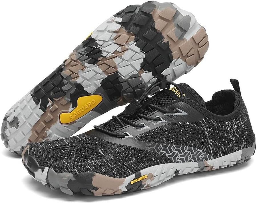 Barefoot Schoenen Unisex met Brede Teenbox en Antislip Flexibele Zool