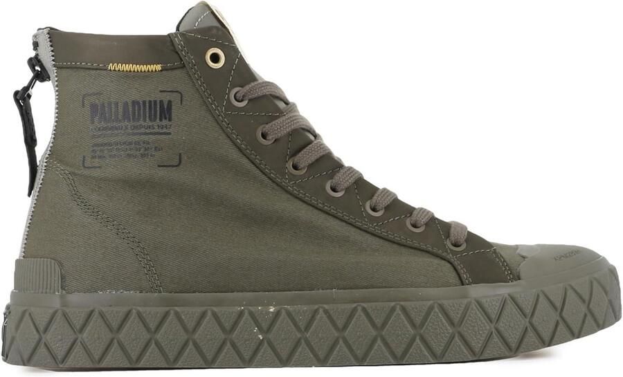 Uniseks Sneaker met Ritssluiting Duurzaam Canvas en Nylon