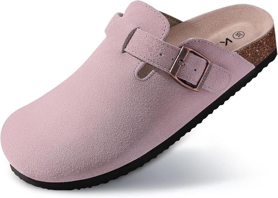 Uniseks Suède Clogs voor Dames Antislip Slippers met Premium Voetbed