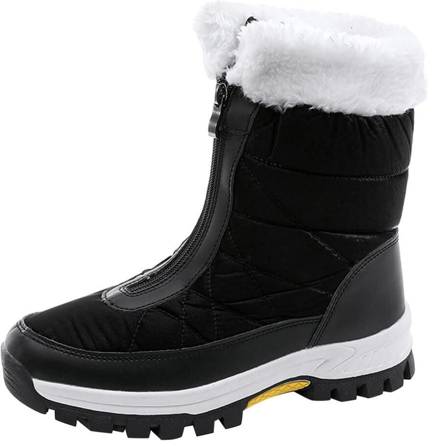 Uniseks thermolaarzen voor dames Waterdichte sneeuwlaarzen met comfortabele pasvorm