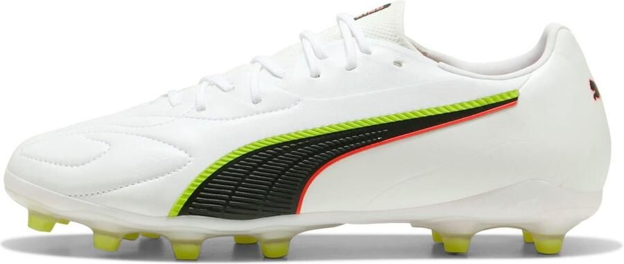 Voetbalschoen King 20 Match FG AG Wit Rood Geel