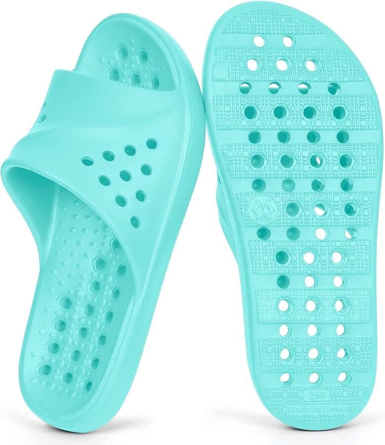 Uniseks-volwassene Badslippers met afvoergaten