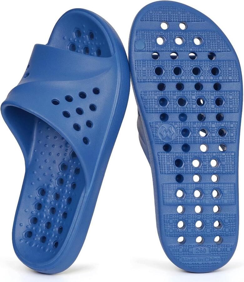 Uniseks-volwassene Badslippers met afvoergaten