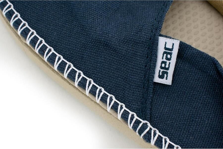 Uniseks-volwassene MalagaSeac Malaga casual espadrilles voor en van canvas en details van touw antislipzool