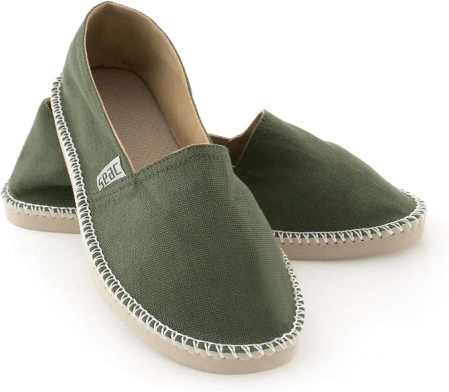 Uniseks-volwassene MalagaSeac Malaga casual espadrilles voor en van canvas en details van touw antislipzool