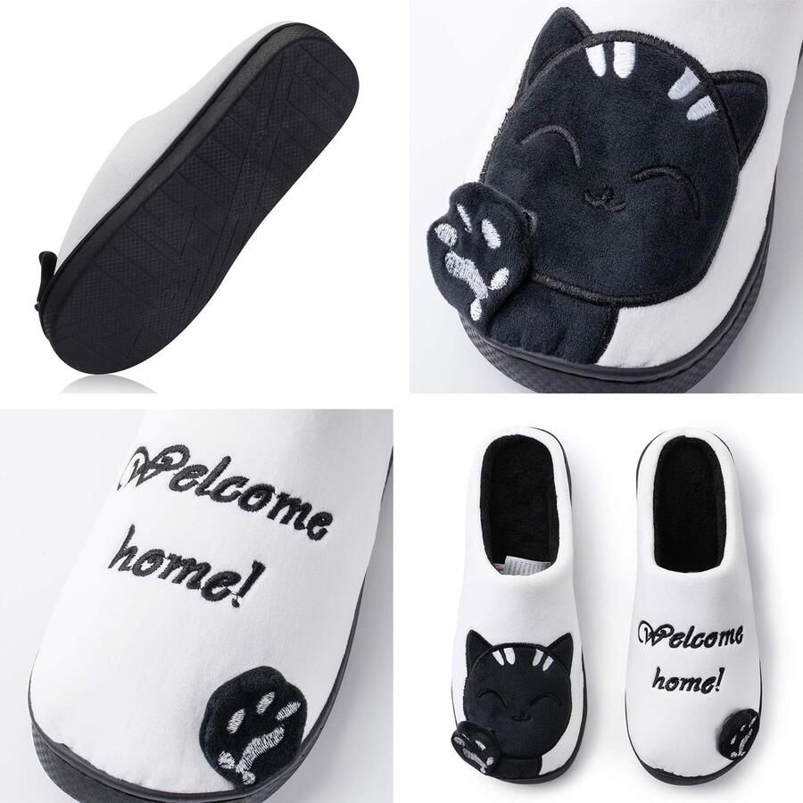 Uniseks-volwassene Pluizige Platte Pantoffels Slipper