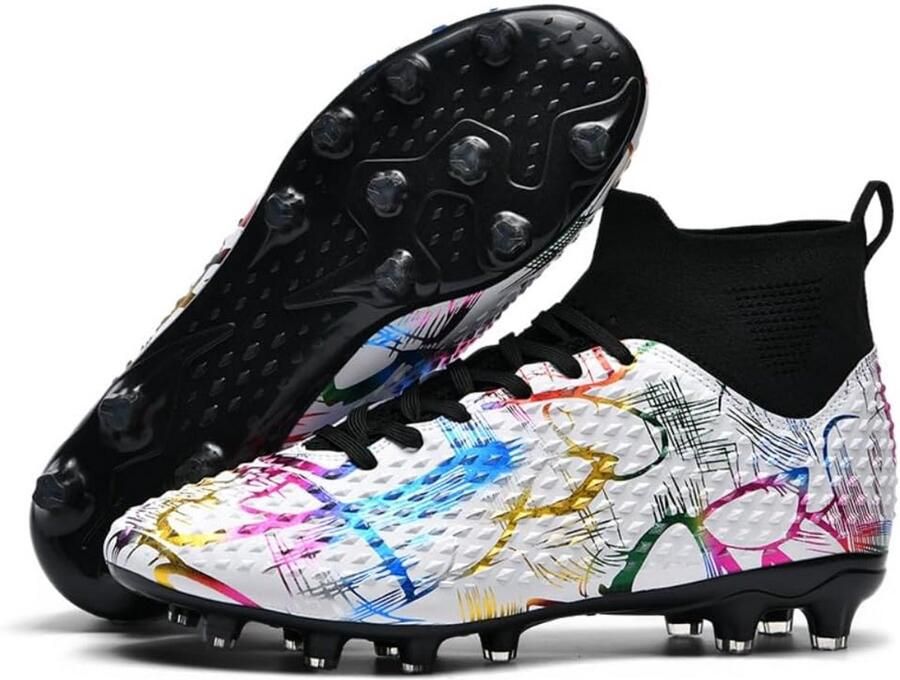 Unisex Atletiek- en Voetbalschoenen met Spikes en Noppen voor Kinderen Hoog Model Trainingsschoenen