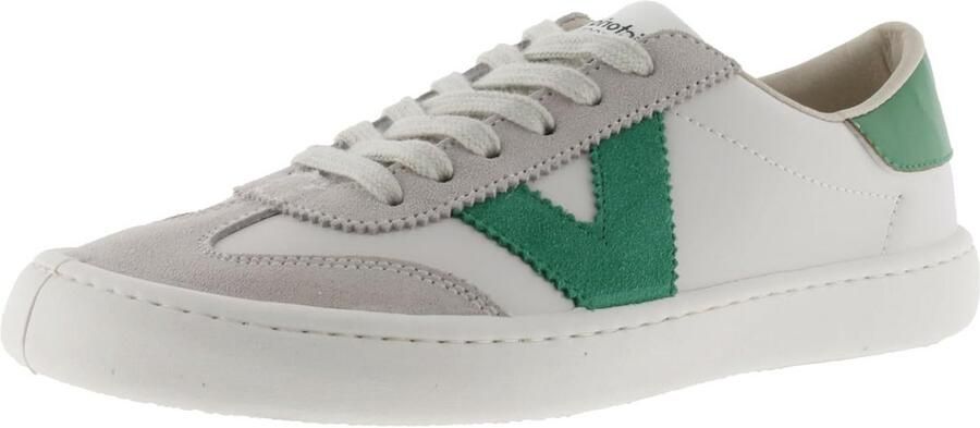 Unisex Barefoot Lage Sneakers Leerlook en Suède Witte Sneakers