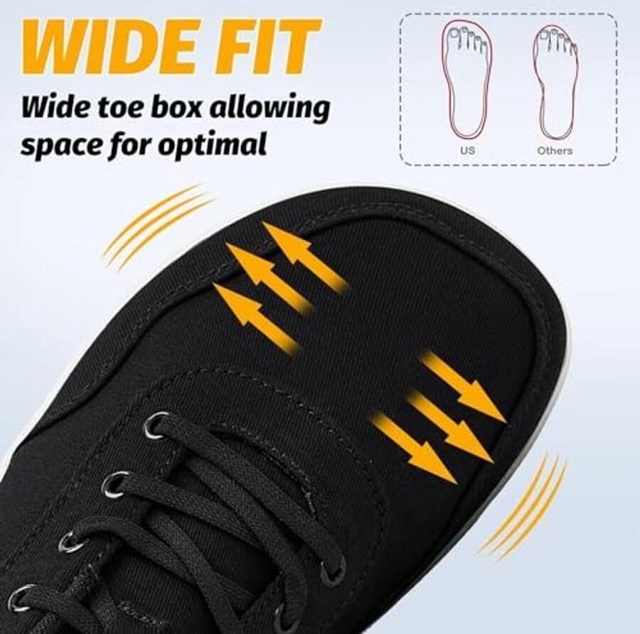 Unisex Barefoot Schoenen Handige Slip-On voor Outdoor Activiteiten Zwart Wit