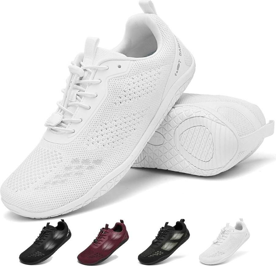 Unisex Barefoot Schoenen Brede Teenendoos & Zero-Drop voor Trailrunning en Fitness