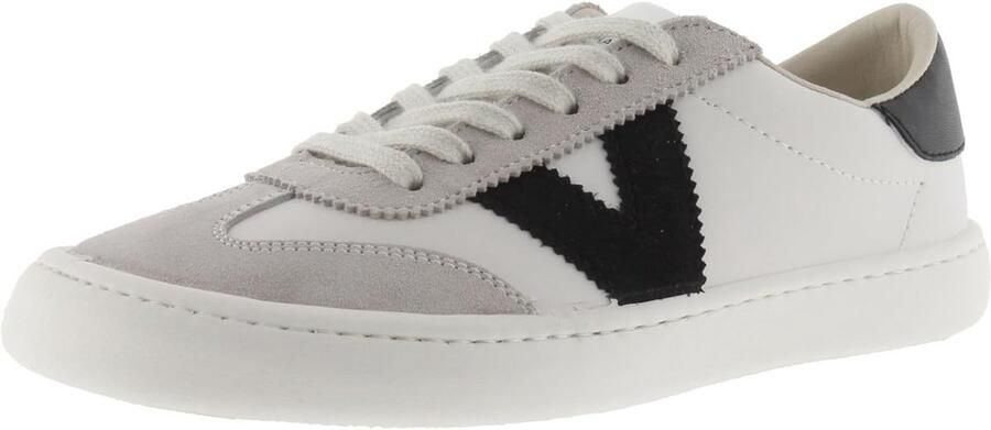 Unisex Barefoot Sneakers Leerlook Lage Trainers met Contrastdetails