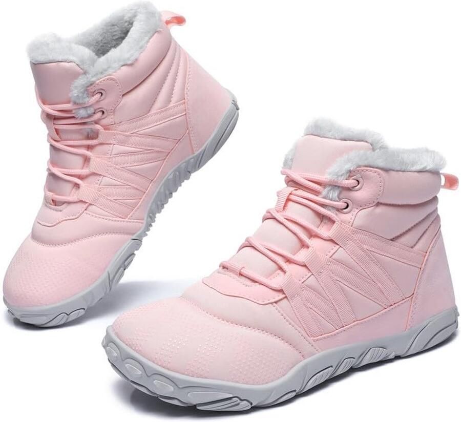 Unisex Barefoot Winterlaarzen Waterdichte Warme en Comfortabele Sneeuwschoenen voor Trekking en Après Ski