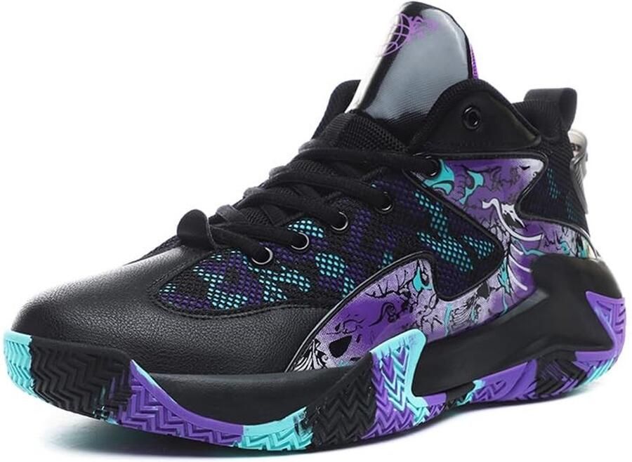 Unisex Basketbalschoenen Hoge ondersteuning Zwart