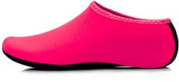 Unisex blotevoetenschoenen voor in het water sneldrogende aquasokken voor strand zwem duiken surfen en yoga. Lichtgewicht antislip outdoorschoenen voor nen en Roze rood XXXL