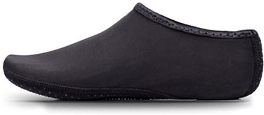 Unisex blotevoetenschoenen voor in het water sneldrogende aquasokken voor strand zwem duiken surfen en yoga. Lichtgewicht antislip outdoorschoenen voor nen en Zwart XXL