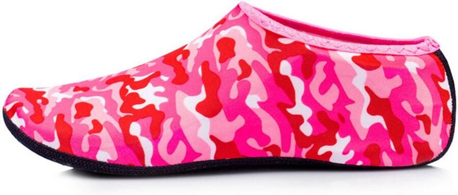 Unisex blotevoetenschoenen voor in het water sneldrogende aquasokken voor strand zwem duiken surfen en yoga. Lichtgewicht antislip outdoorschoenen voor nen en Camouflagerood XXXL