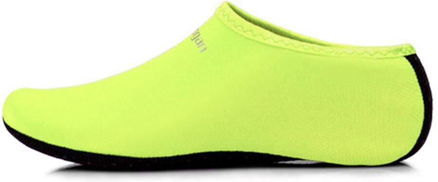 Unisex blotevoetenschoenen voor in het water sneldrogende aquasokken voor strand zwem duiken surfen en yoga. Lichtgewicht antislip outdoorschoenen voor nen en Fluorescerend groen M