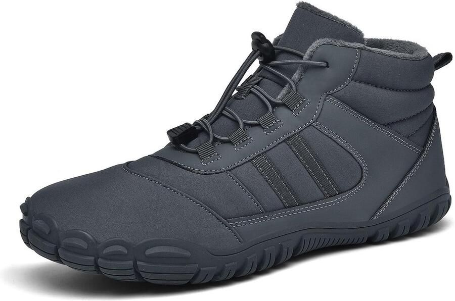 Unisex blotevoetenschoenen winter winterschoenen winterlaarzen gevoerd warm waterdicht comfortabele sneeuwlaarzen antislip blote voeten schoenen