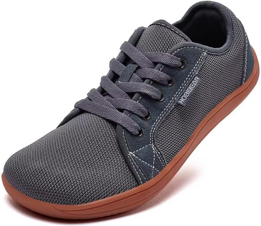 Unisex Brede Barefoot Schoenen voor Buiten Trail Running Minimalistisch