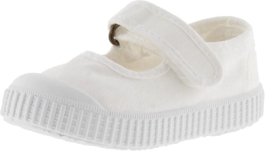 Unisex Canvas Schoenen met Klittenband en Verstevigde Neus voor Kinderen