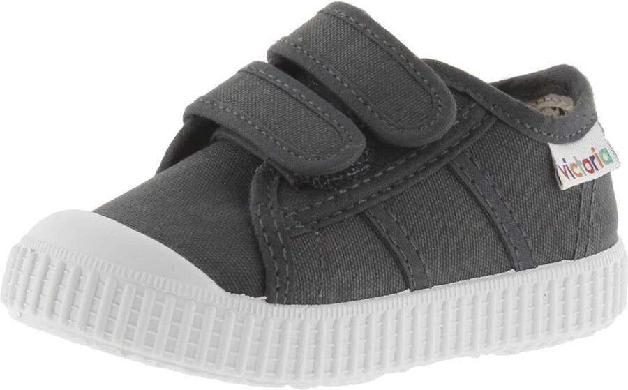 Unisex Canvas Tennisschoenen Kinderen met Klittenband & Verstevigde Neus