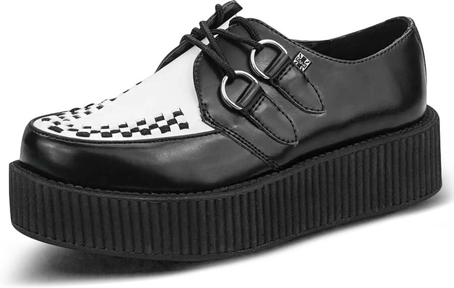 Unisex Creeper Schoenen met Hoge Zool Zwart