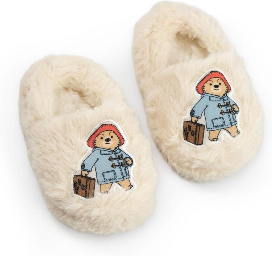 Unisex Crèmekleurige Kinderpantoffel met Karakterprint voor Binnen