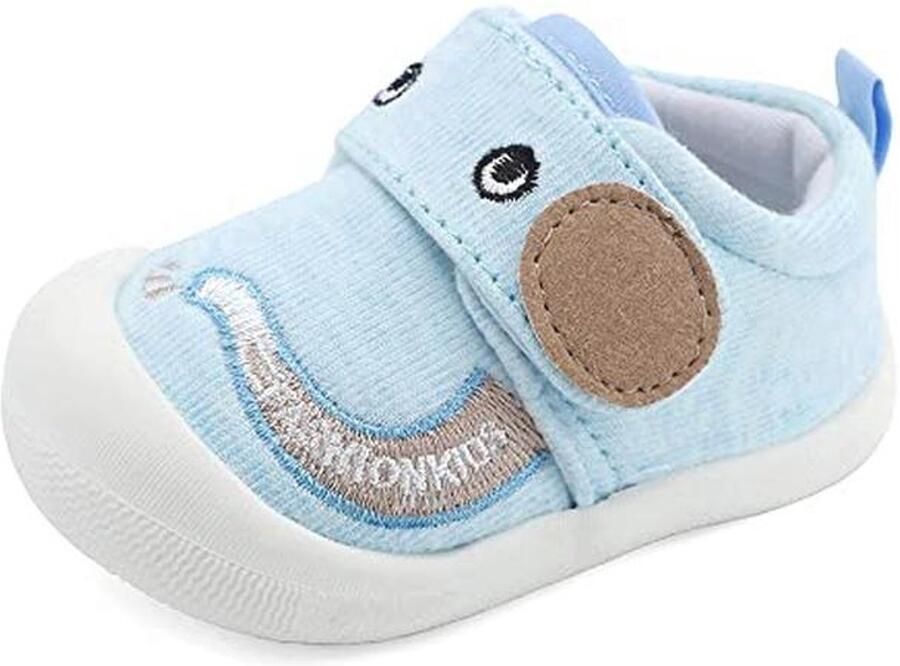 Unisex Eerste Wandelschoenen voor Baby's met Cartoon Design Anti-Slip Peuter Schoenen