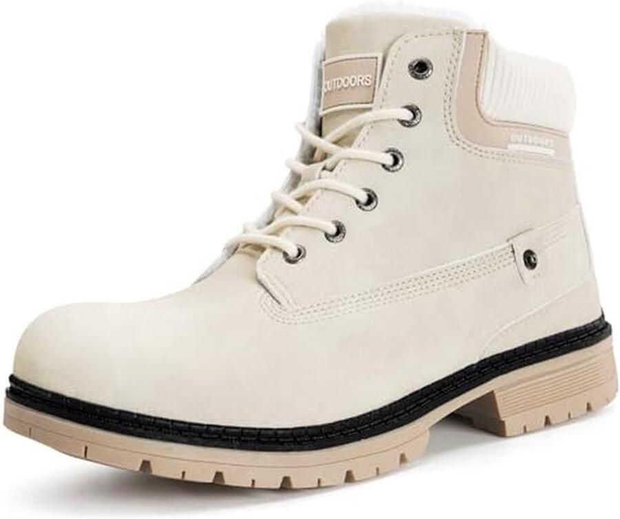 Unisex Enkellaarzen voor Volwassenen Winter Veterlaarsjes )