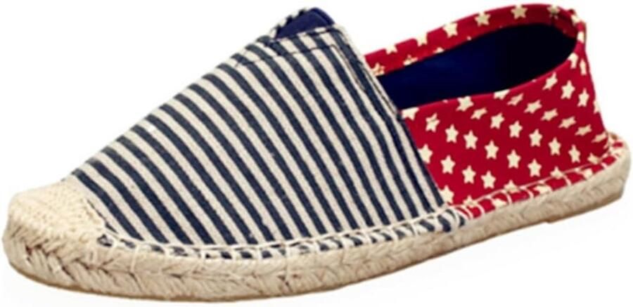 Unisex Espadrilles Zomerschoenen Linnen Canvas Instappers voor en