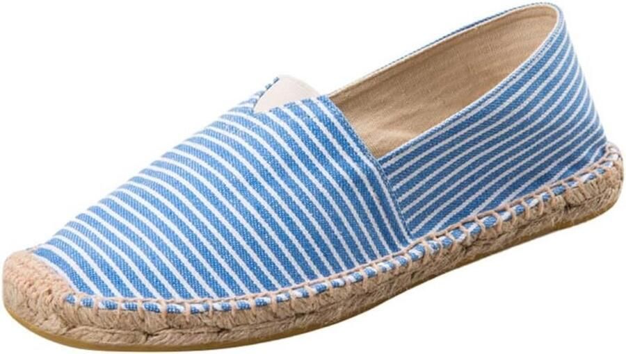 Unisex Espadrilles Zomerschoenen Plat Canvas en Linnen Slip-On Sneakers