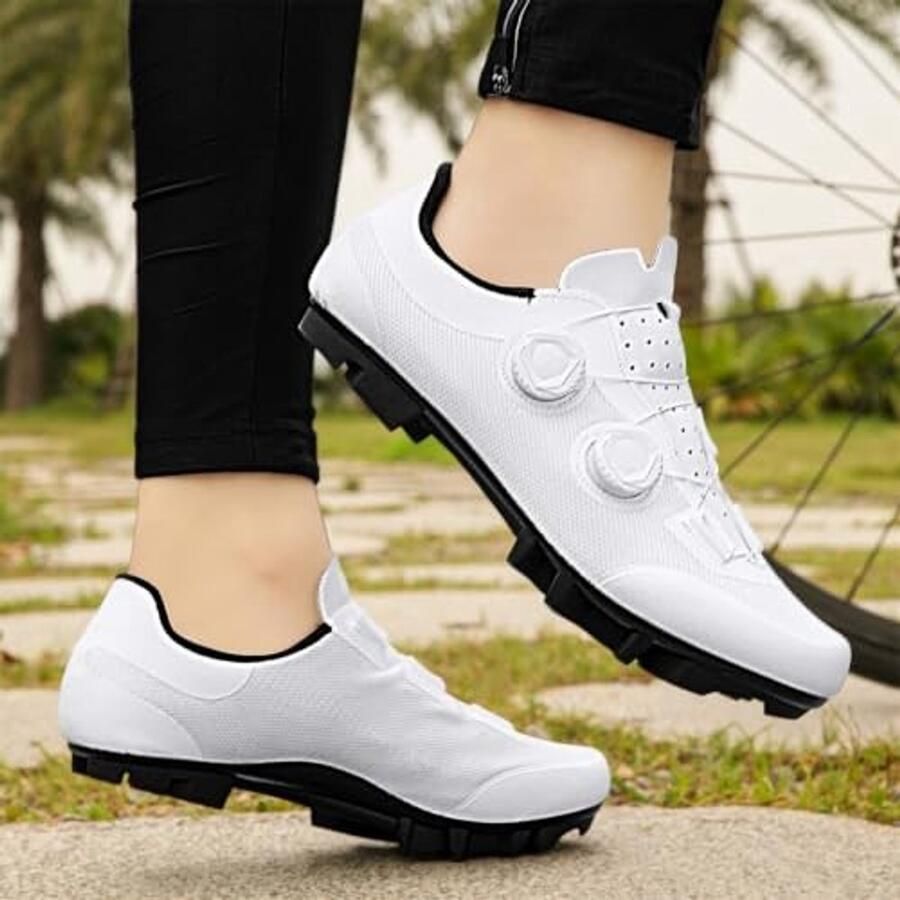 Unisex fietsschoenen met 2-bouts SPD-cleats Lichtgewicht en stijlvol - Foto 1