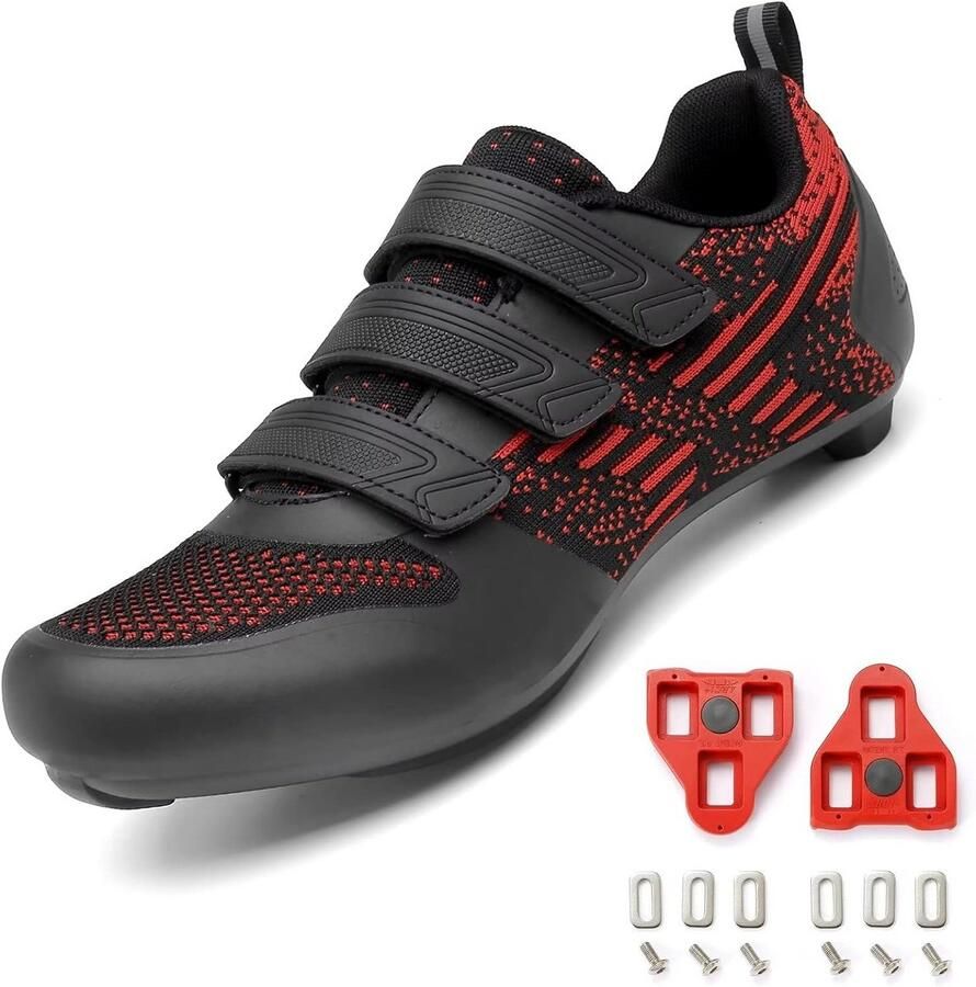Unisex Fietsschoenen voor Binnen en Buitenfietsen SPD-compatibel met Delta Schoenplaatjes