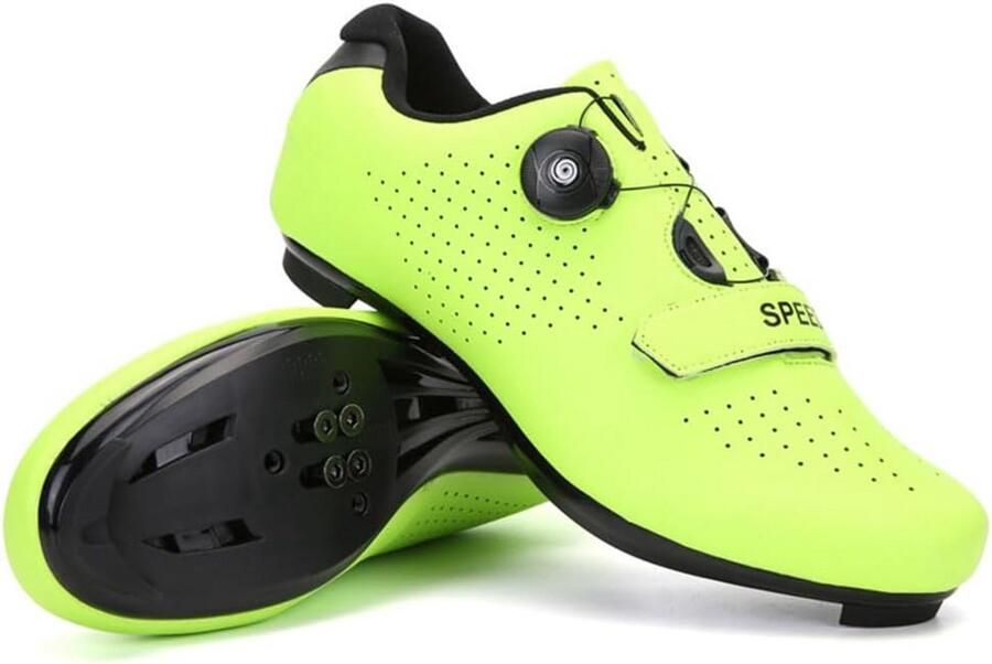 Unisex Fietsschoenen voor en Geschikt voor Racefiets en Mountainbike Met SPD Klikspaken Lichtgewicht en Ade d Voor Indoor en Outdoor 4.5 t m UK