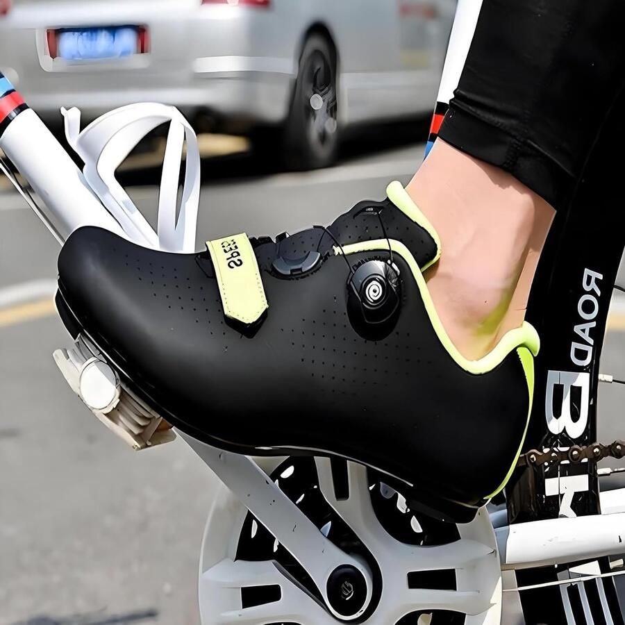 Unisex Fietsschoenen voor nen en Geschikt voor Look SPD en SPD-SL Cleats Comfortabel en Lichtgewicht