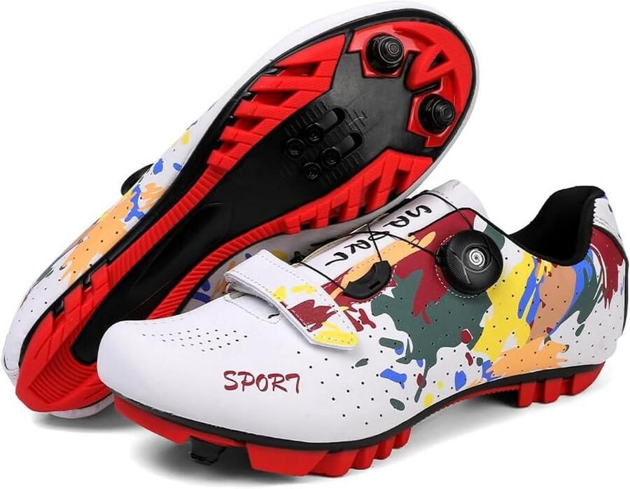 Unisex Fietsschoenen voor MTB en Racefiets met SPD Compatibiliteit