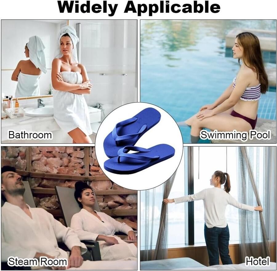 Unisex Flip Flops voor en Comfortabele Strand Sandalen met Antislip Ideaal voor Yoga en Vrije Tijd