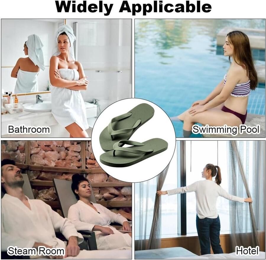 Unisex Flip Flops voor en Comfortabele Strand Sandalen met Antislip en Flatform Ideaal voor Yoga en Vrije Tijd