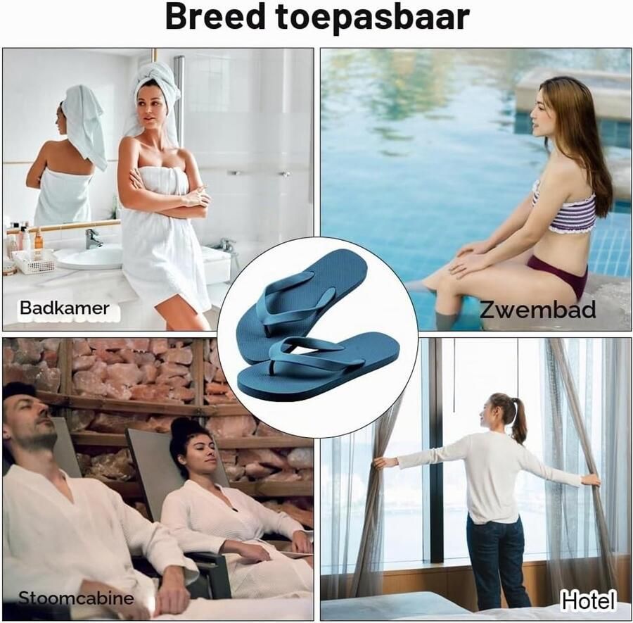 Unisex Flip Flops voor en Comfortabele Strand Sandalen met Antislip en Flatform Ideaal voor Yoga en Vrije Tijd