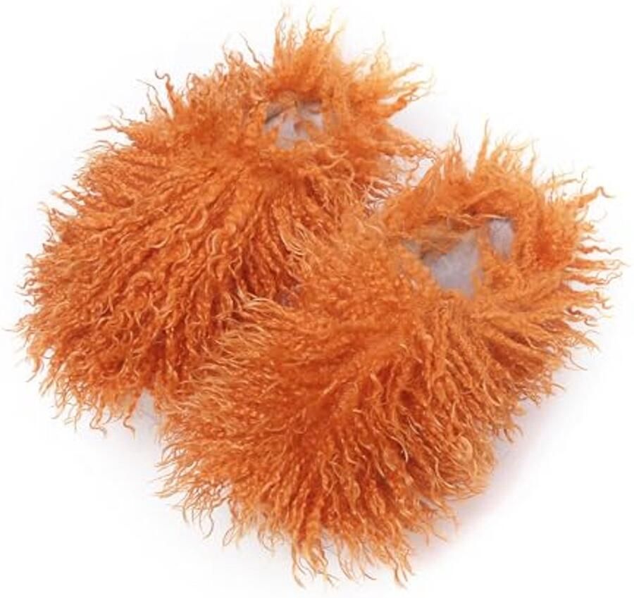 Unisex Fuzzy Faux Fur Slippers Luxe Pluizige Huisslippers voor Dames en Meisjes