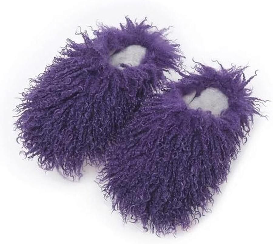 Unisex Fuzzy Faux Fur Slippers voor Dames en Meisjes Luxe Pluizige Huisslippers