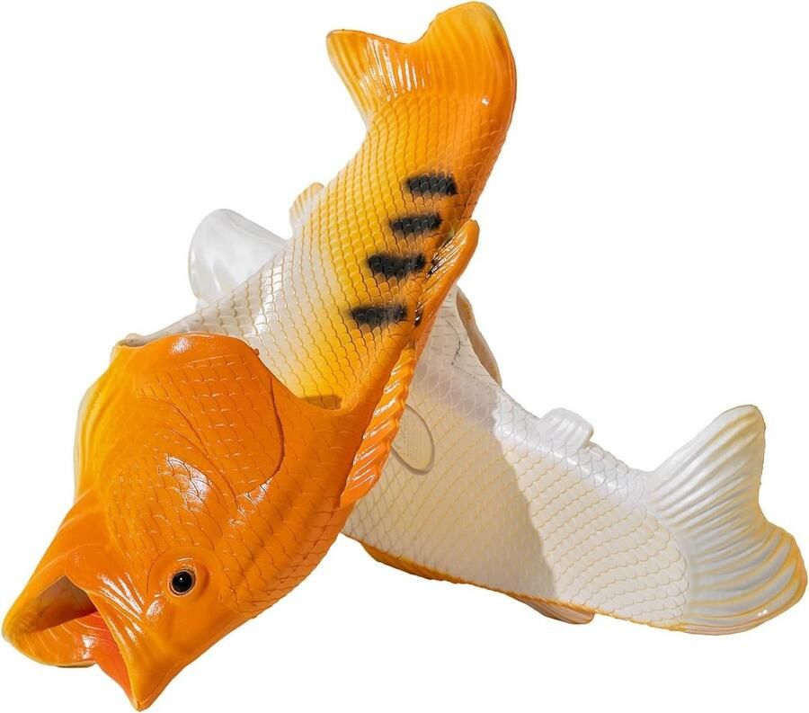 Unisex grappige vis en kreeft badslippers voor nen en perfect voor strandhuis douche en ontspanning bij het zwembad