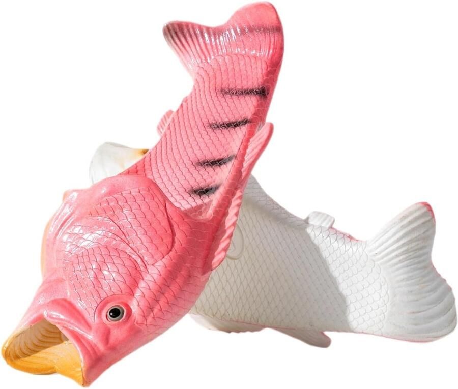 Unisex grappige badslippers met vis- en kreeftenmotief voor nen en ideaal voor het strand de douche en ontspannen mo ten bij het zwembad