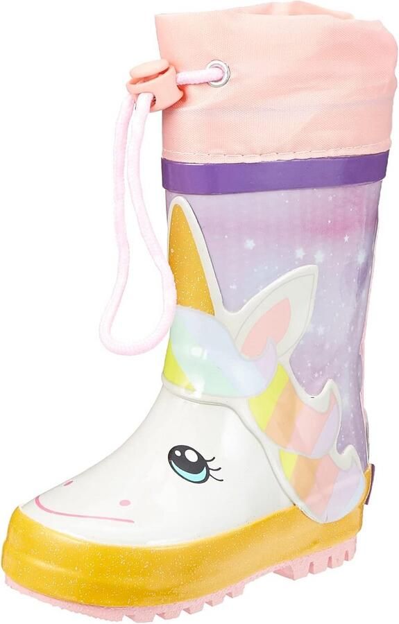 Unisex Kinder Regenlaarzen met Trekkoord