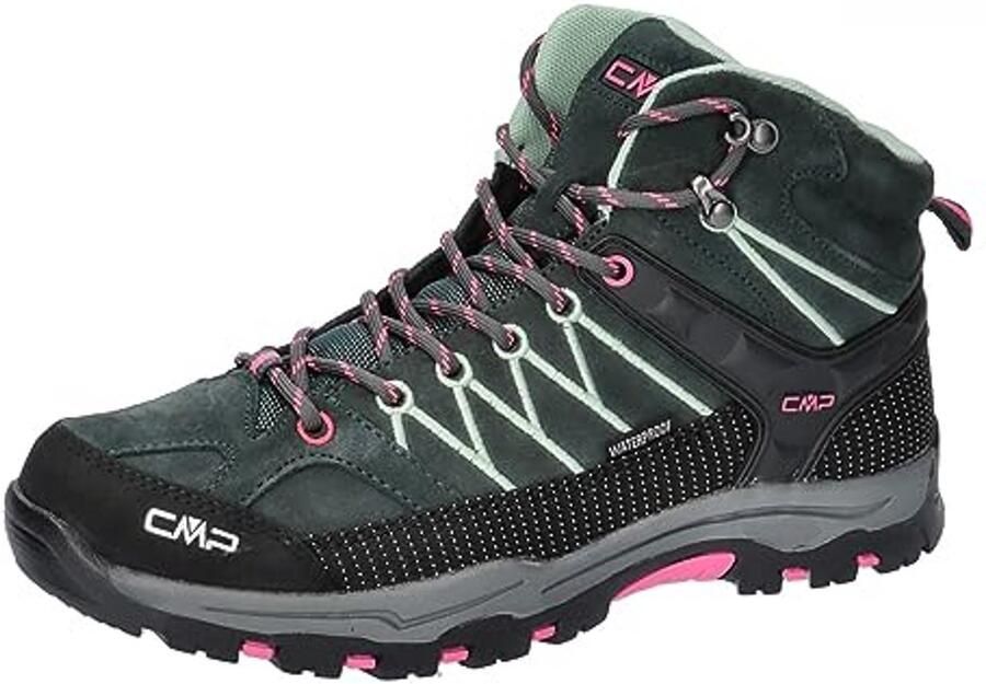 Unisex Kinderen Mid Trekking Schoenen Waterdichte Wandelschoenen
